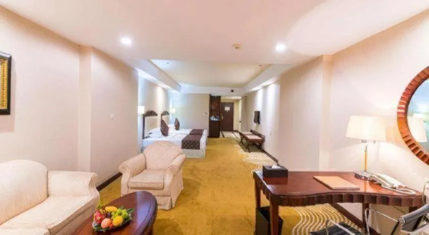 Bed in Country Garden Phoenix Hotel Chizhou Jiuhua Mountain