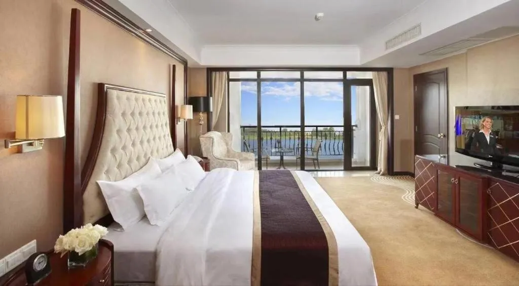 Bed in Country Garden Phoenix Hotel Chizhou Jiuhua Mountain