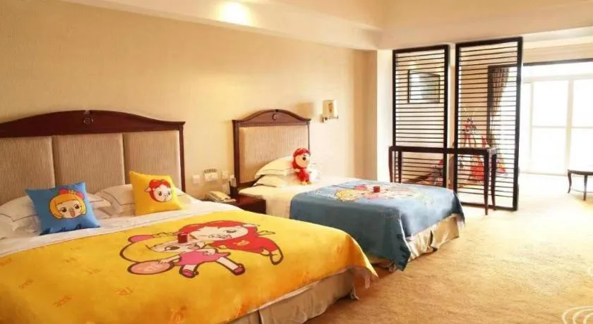 Bed in Country Garden Phoenix Hotel Chizhou Jiuhua Mountain