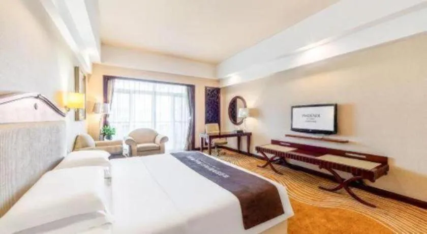 Bed in Country Garden Phoenix Hotel Chizhou Jiuhua Mountain