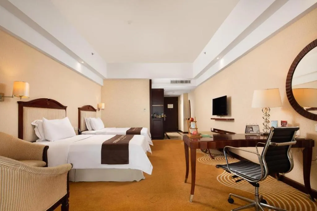 Bed in Country Garden Phoenix Hotel Chizhou Jiuhua Mountain