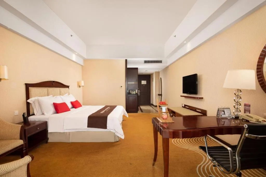 Bed in Country Garden Phoenix Hotel Chizhou Jiuhua Mountain