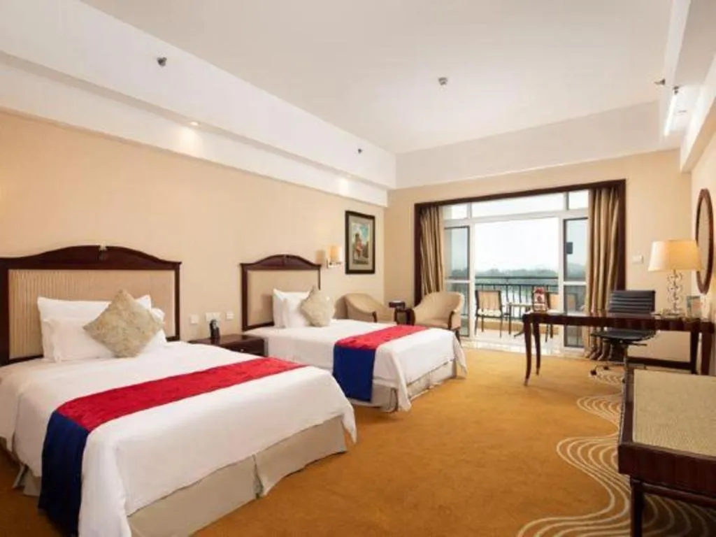 Bed in Country Garden Phoenix Hotel Chizhou Jiuhua Mountain