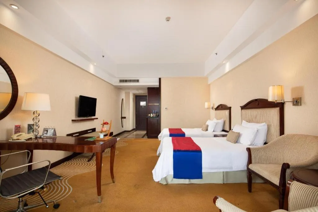 Bed in Country Garden Phoenix Hotel Chizhou Jiuhua Mountain