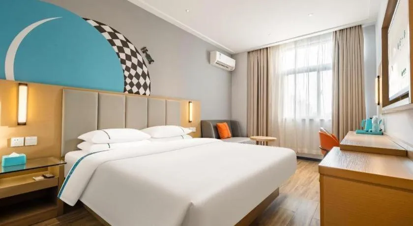 Bed in City Comfort Inn Dangtu High Speed East Railway Station RT-Mart