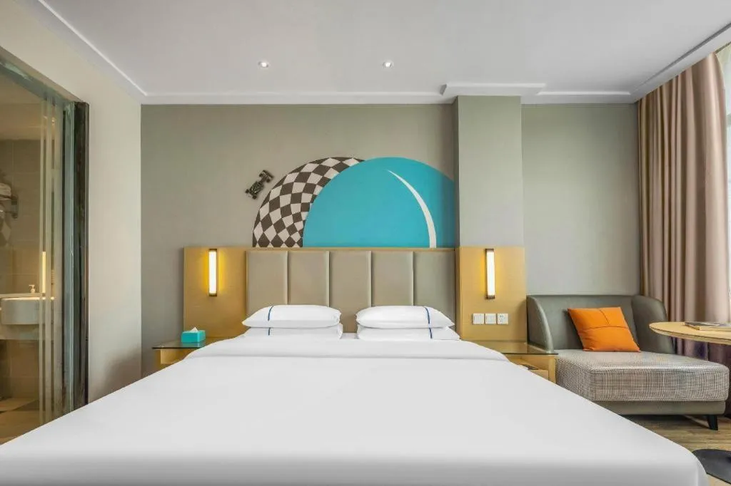 Bed in City Comfort Inn Dangtu High Speed East Railway Station RT-Mart