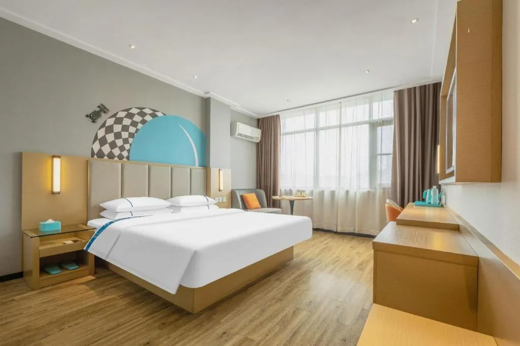 Bed in City Comfort Inn Dangtu High Speed East Railway Station RT-Mart