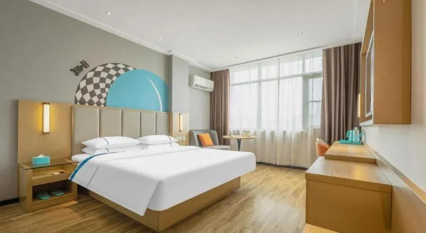 Bed in City Comfort Inn Dangtu High Speed East Railway Station RT-Mart