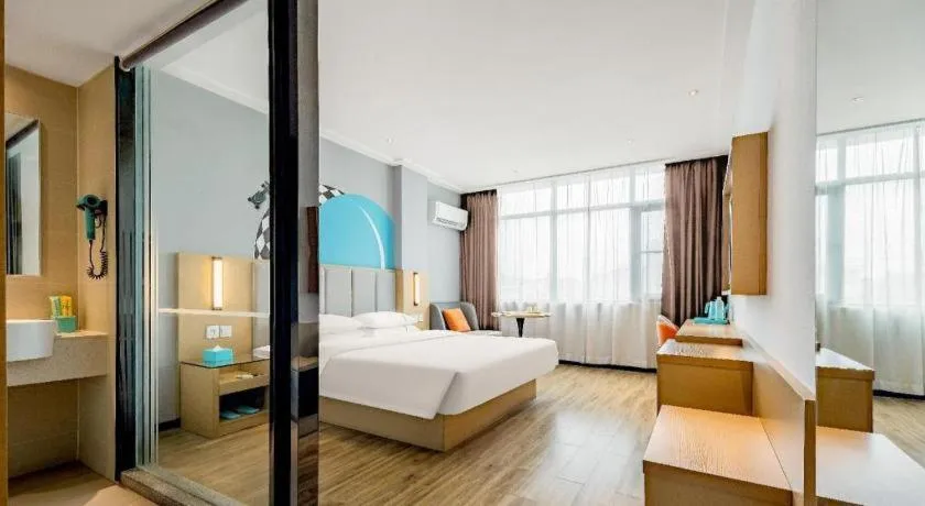 Bed in City Comfort Inn Dangtu High Speed East Railway Station RT-Mart