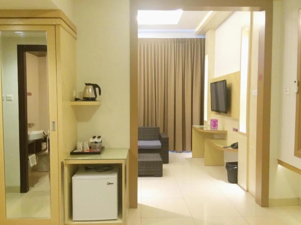 Bed in Hotel D' CaLia Tarakan