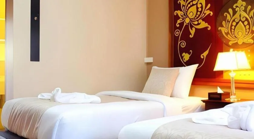 Bed in Ladawan Boutique Hotel