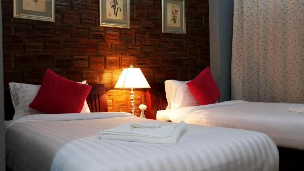 Bed in Ladawan Boutique Hotel