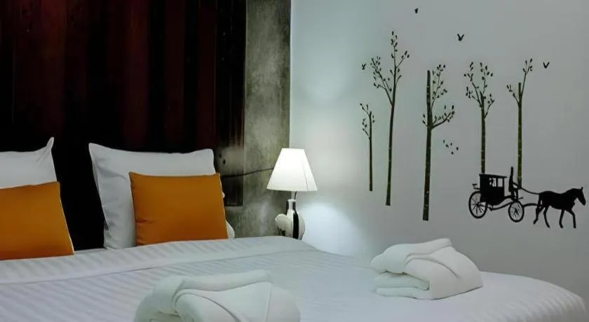 Bed in Ladawan Boutique Hotel
