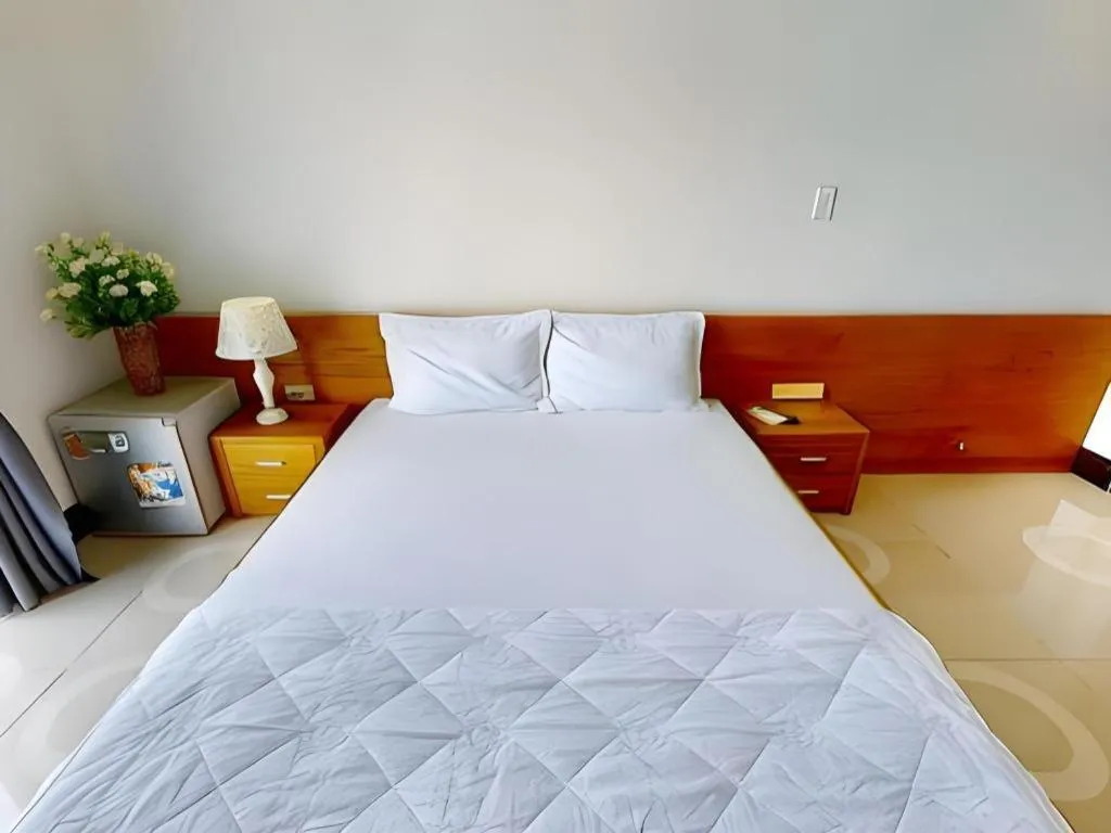 Bed in Seaview Long Hai Hotel