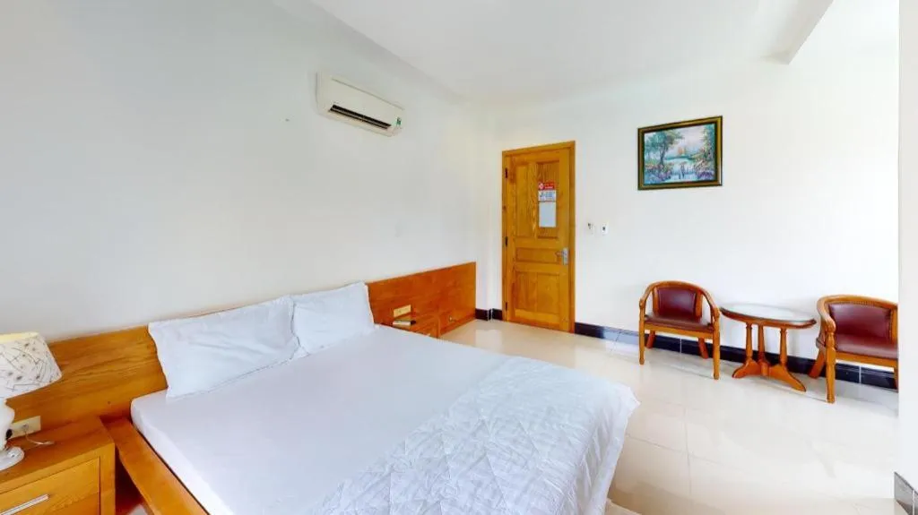 Bed in Seaview Long Hai Hotel