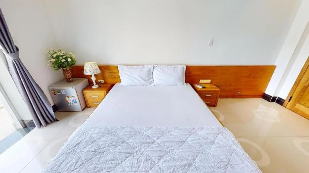 Bed in Seaview Long Hai Hotel