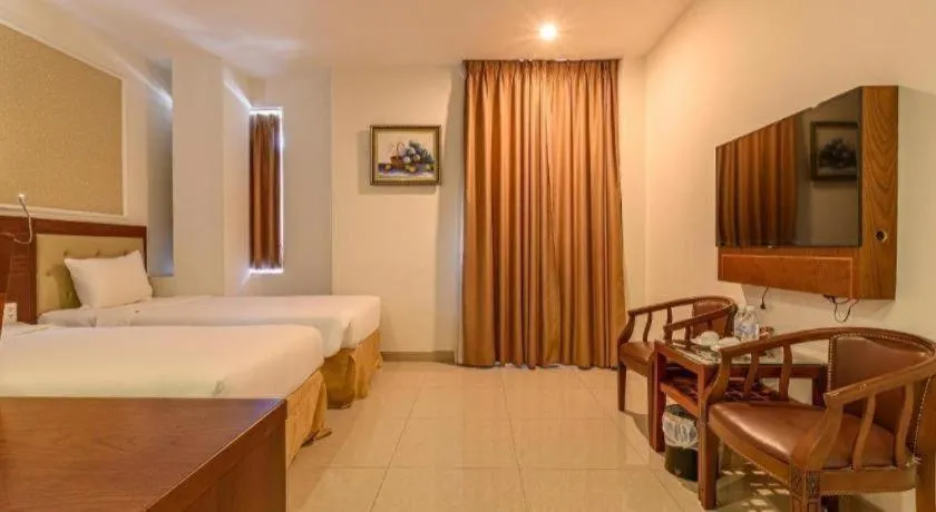 Bed in Ocean View Danang Hotel