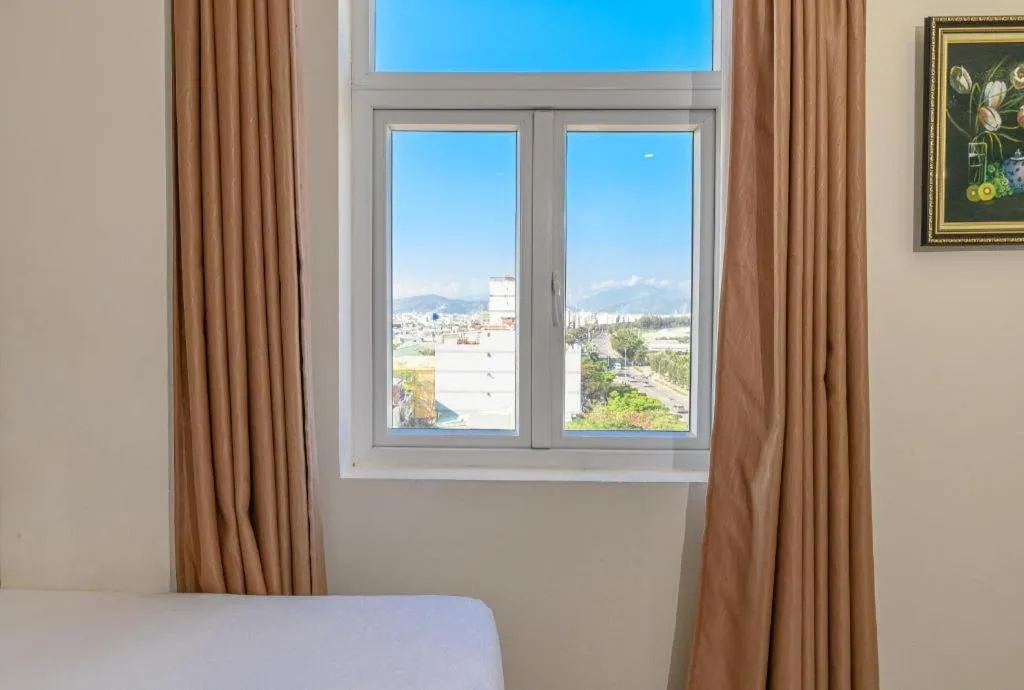 Bed in Ocean View Danang Hotel