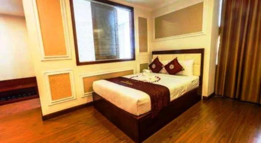 Bed in Ocean View Danang Hotel