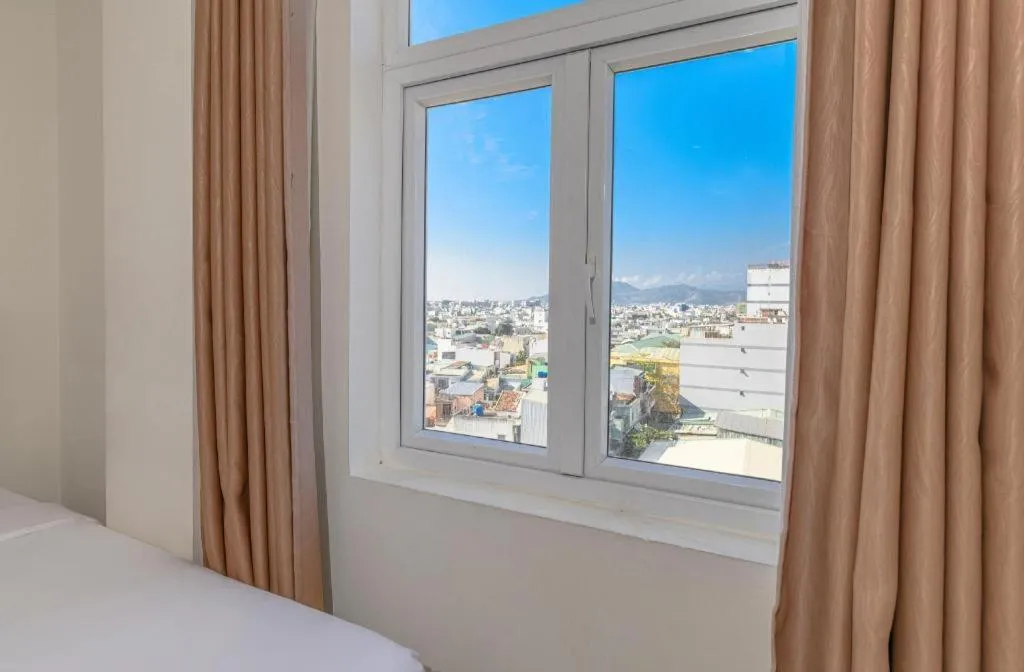 Bed in Ocean View Danang Hotel