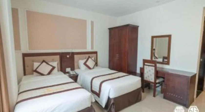 Bed in Ocean View Danang Hotel