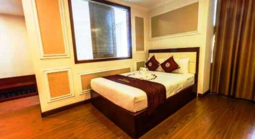 Bed in Ocean View Danang Hotel