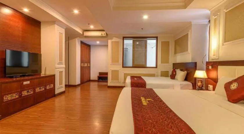 Bed in Ocean View Danang Hotel