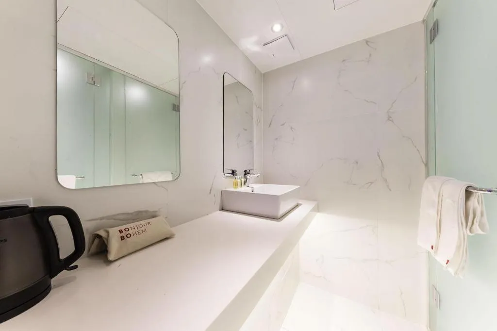 Bed in Bobo Hotel Hongdae