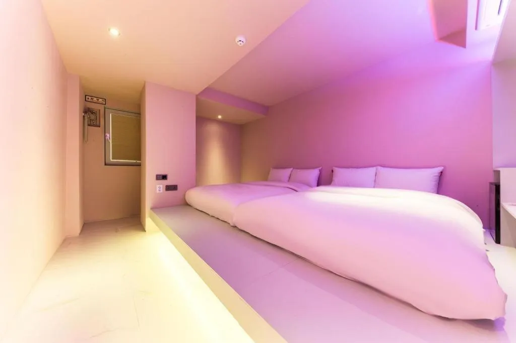 Bed in Bobo Hotel Hongdae