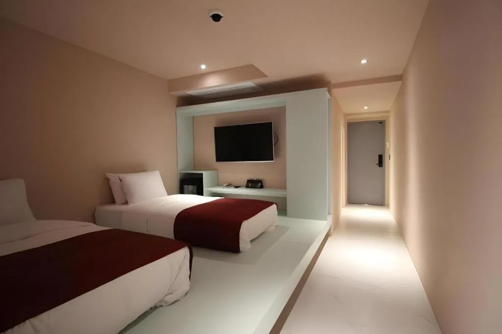 Bed in Bobo Hotel Hongdae