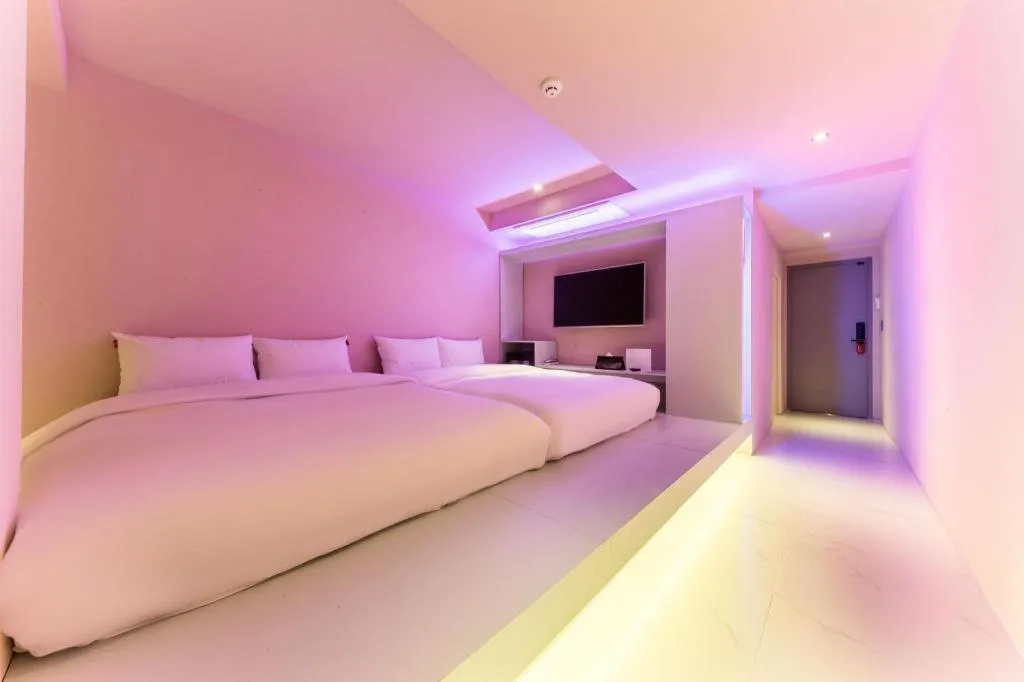 Bed in Bobo Hotel Hongdae