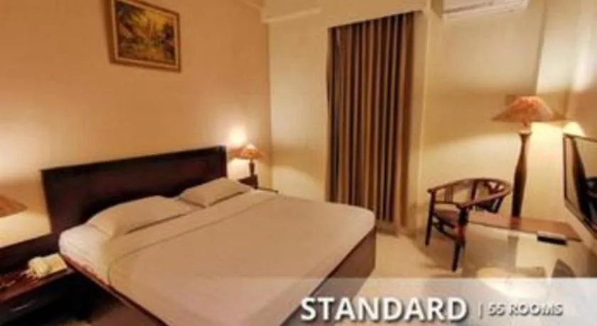 Bed in Plaza Hotel Tegal