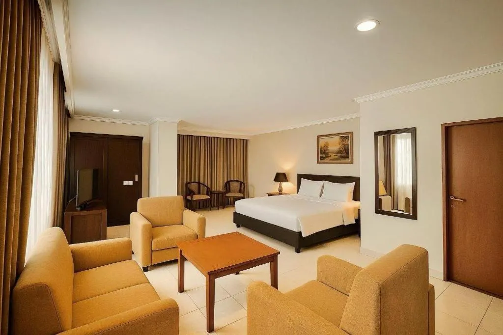 Bed in Plaza Hotel Tegal