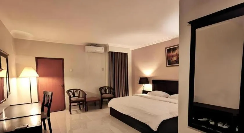 Bed in Plaza Hotel Tegal