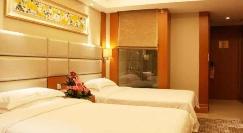 Bed in Golden Sea View Hotel Haikou