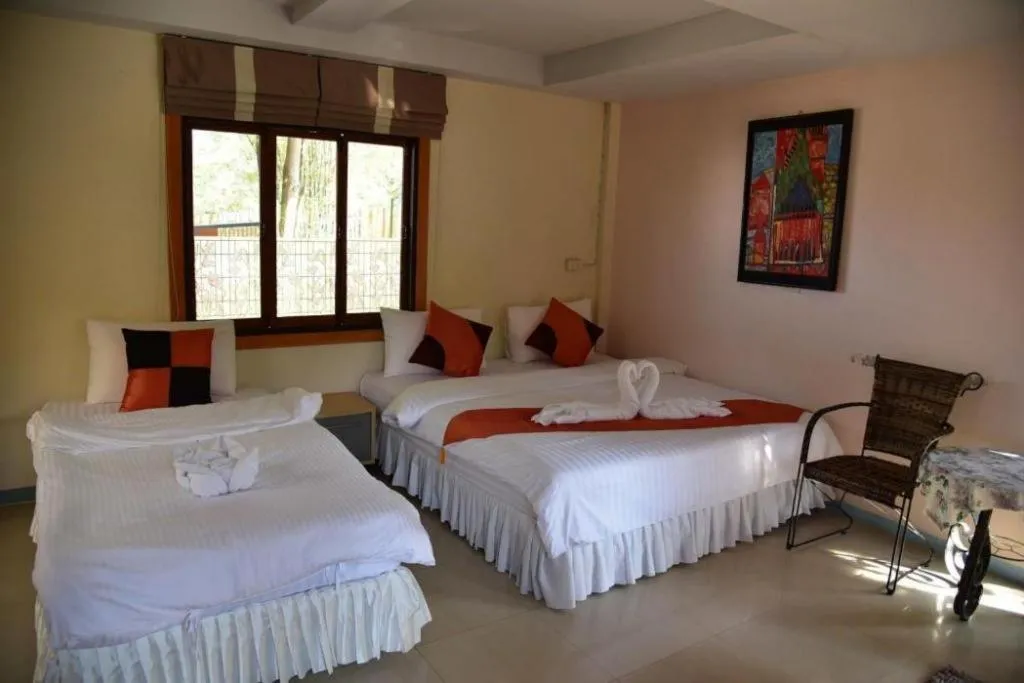 Bed in Dusit Talai Resort