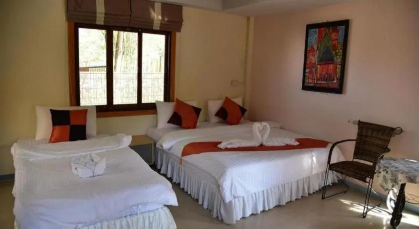 Bed in Dusit Talai Resort