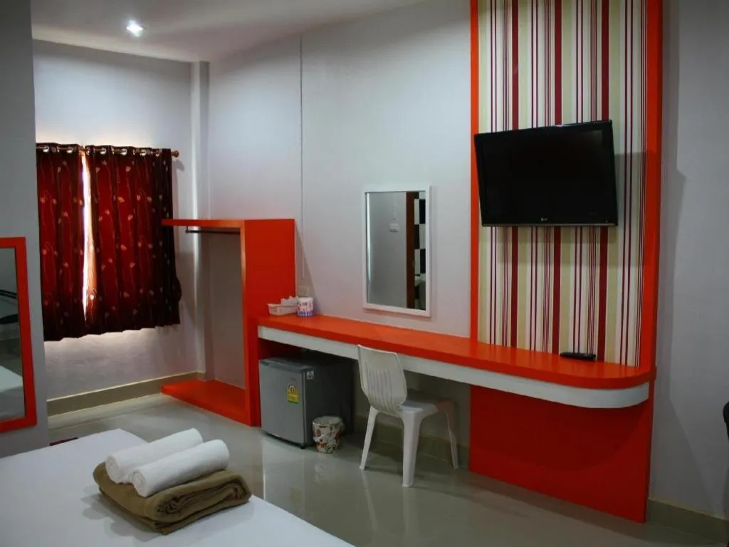 Bed in Sabai Ez Hotel