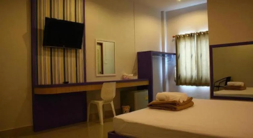 Bed in Sabai Ez Hotel