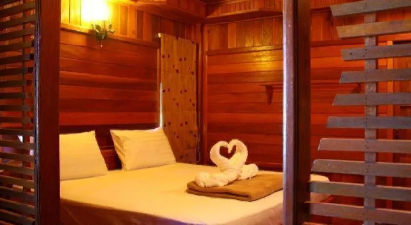 Bed in Sabai Ez Hotel