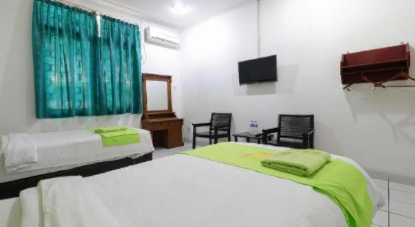 Bed in Hotel Huswah Airport