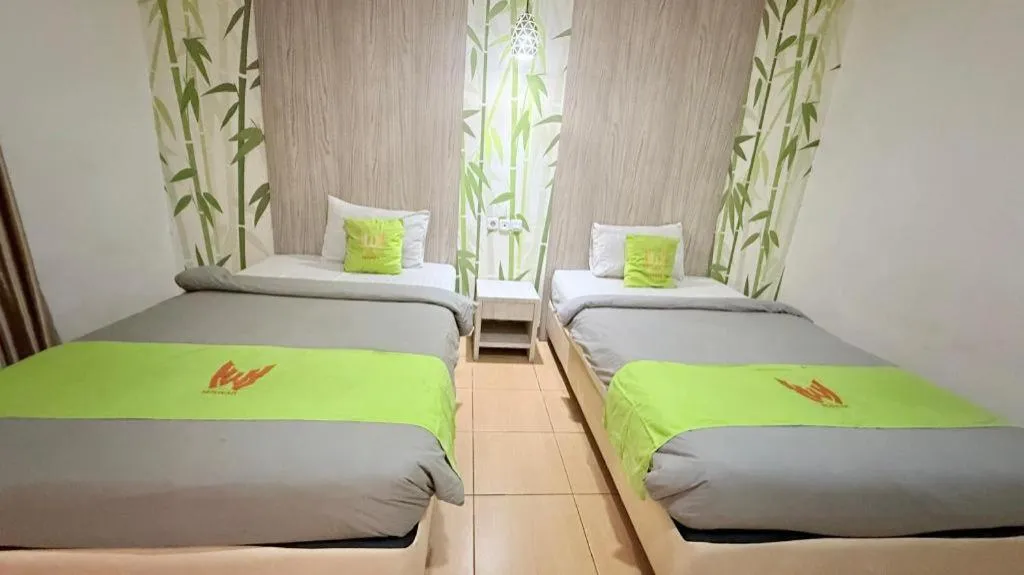 Bed in Hotel Huswah Airport