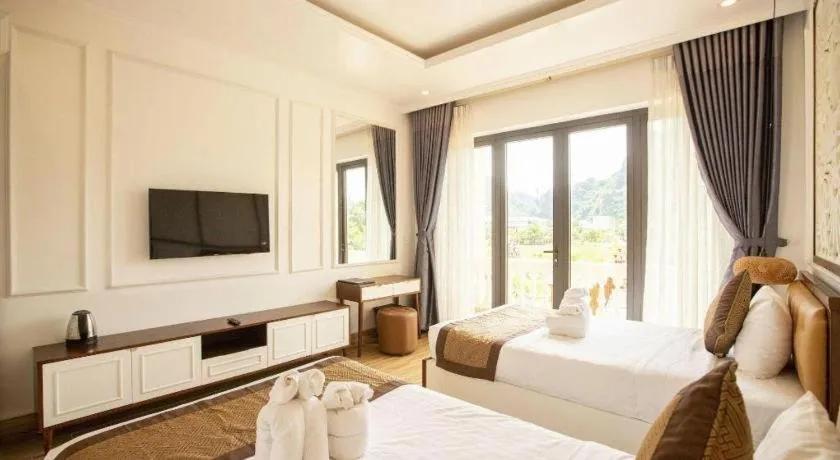 Bed in Doan Gia Resort