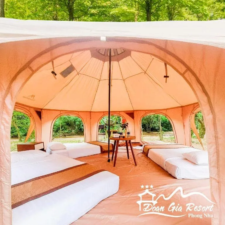 Bed in Doan Gia Resort