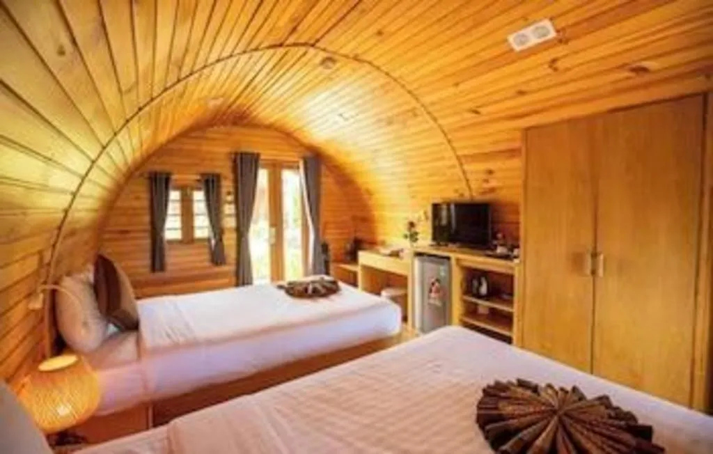 Bed in Doan Gia Resort