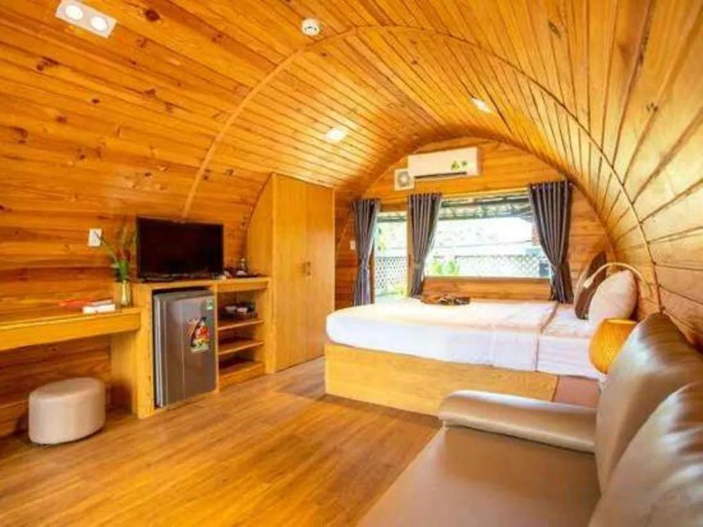 Bed in Doan Gia Resort