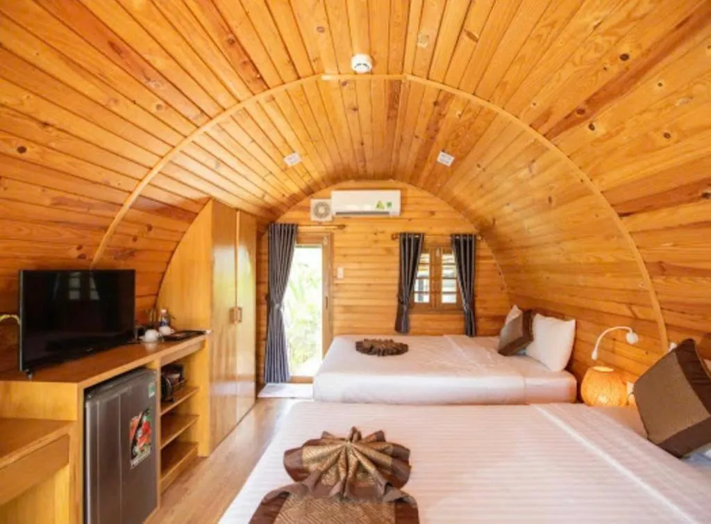 Bed in Doan Gia Resort