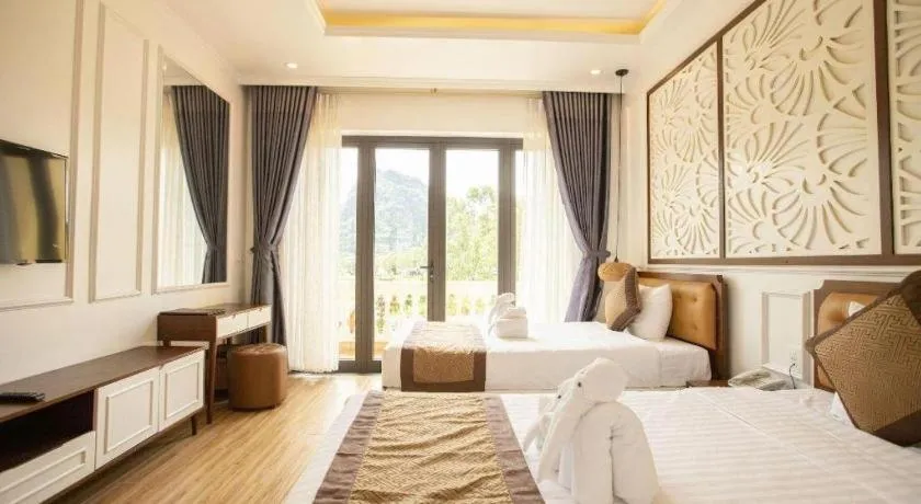 Bed in Doan Gia Resort