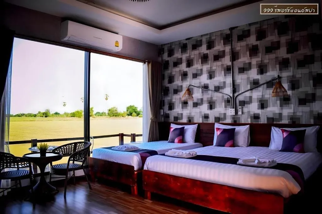 Bed in 111 Resort and Spa