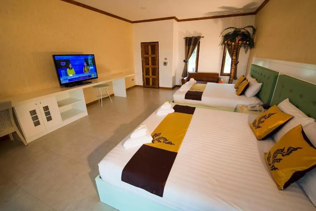 Bed in 111 Resort and Spa